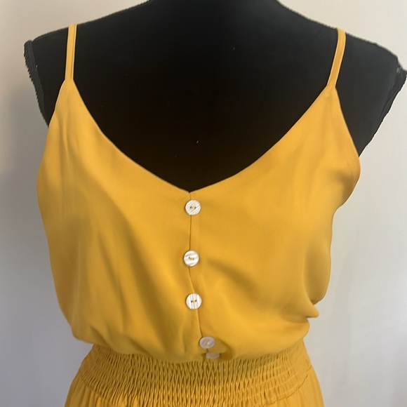 Mustard boho maxi dress - Picture 2 of 4